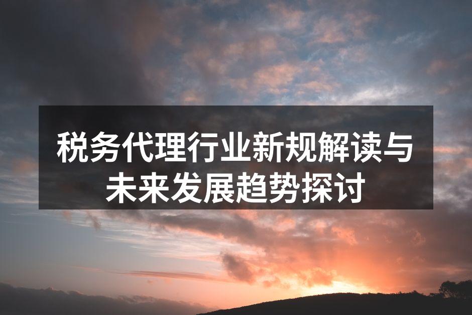税务代理服务现场