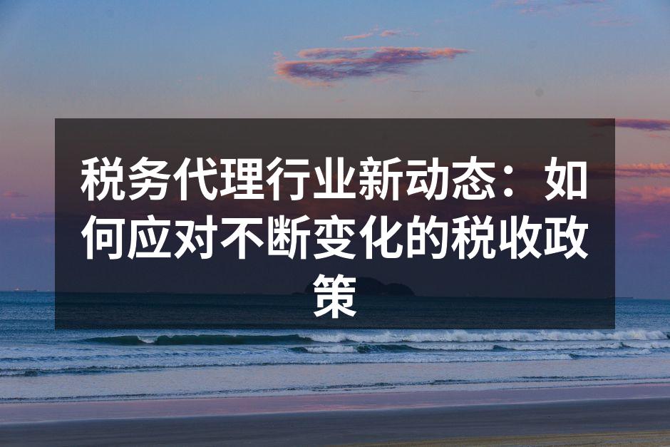 税务代理服务现场图